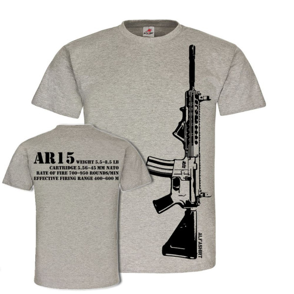 AR15 Sturmgewehr Waffe Deko US Army Sportschütze ArmaLite Semi-automatic #21728
