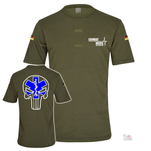 BW Tropics Olive SpezlKrH EGB Combat Medic Bundeswehr Paramedic Doctor T-Shirt # 32233