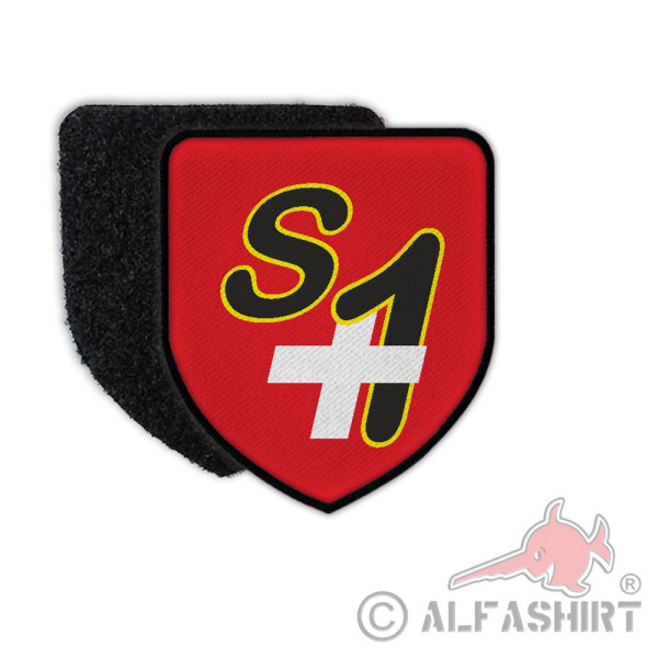 Schweizer Armee S1 Patch Aufnäher Abzeichen Einheit Truppe Wappen #37207