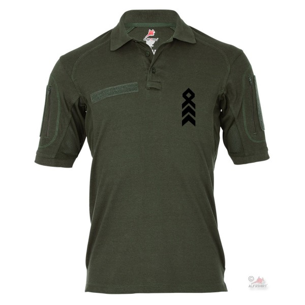 Tactical Polo Shirt Alfa - Sergeant Major rank insignia BW # 19213